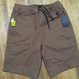 2/$20 New With Tags Brown Shorts Youth Med